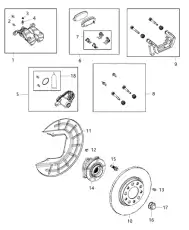Суппорт тормозной CHRYSLER 68225312AA