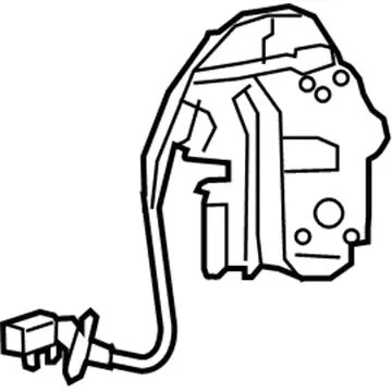Замок двери сдвижной лев. 68314803AC CHRYSLER