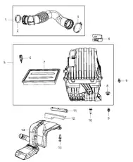 Фильтр воздушный CHRYSLER 68060812AA