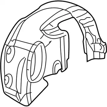 Подкрылок CHRYSLER 4814854AC