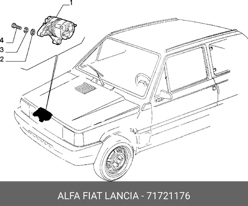 Генератор LANCIA 71721176