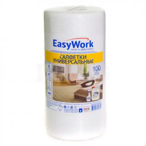 Бумага протирочная EASYWORK 4650058303323 100 шт.