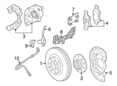 Тормозные колодки дисковые GMC 21018993