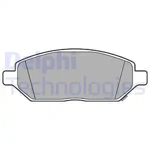 Тормозные колодки дисковые DELPHI LP3236