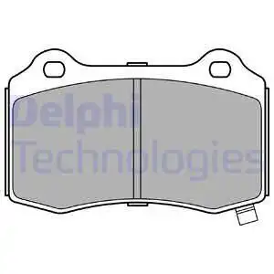 Тормозные колодки дисковые DELPHI LP3281