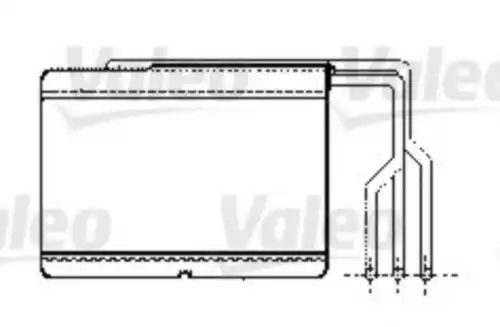 Радиатор печки VALEO 812239