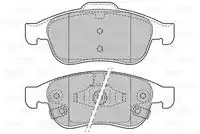Тормозные колодки дисковые VALEO 601480