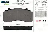 Тормозные колодки дисковые VALEO 882479