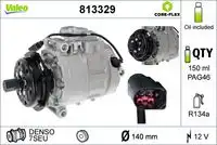 Компрессор, кондиционер 813329 VALEO