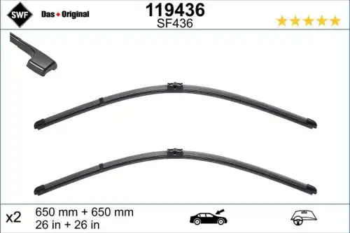 Щетка стеклоочистителя 119436 VALEO