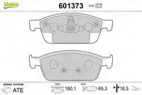 Тормозные колодки дисковые VALEO 601373