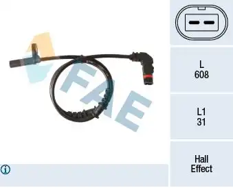 Датчик ABS FAE 78283