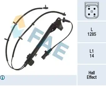 Датчик ABS FAE 78357