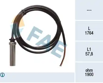 Датчик ABS FAE 78399