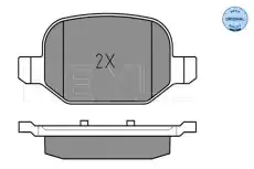 Тормозные колодки дисковые MEYLE 0252565217