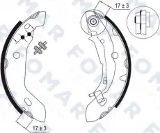 колодки FO9045 FOMAR