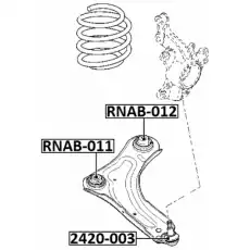 Шаровая опора FEBEST 2420-003