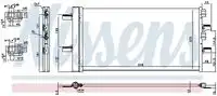 Радиатор кондиционера (конденсатор) NISSENS 940741