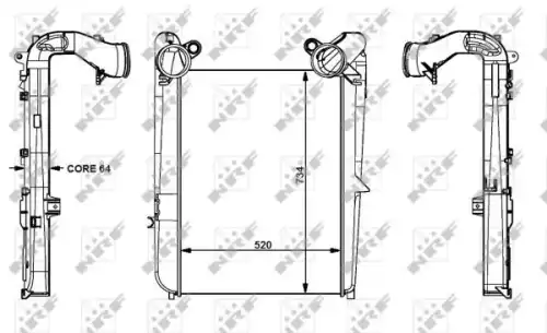 Интеркулер NRF 30298