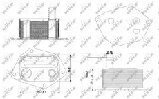 Радиатор кондиционера (конденсатор) NRF 31298