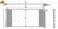 Радиатор кондиционера (конденсатор) NRF 350331