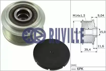 Шкив генератора 56997 RUVILLE