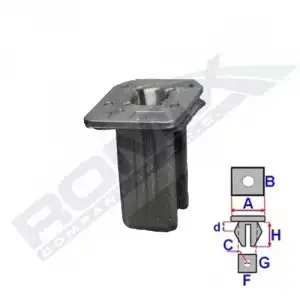 Клипсы обивки C70318 ROMIX