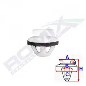 Клипсы обивки C70314 ROMIX