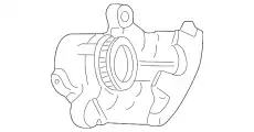 Суппорт тормозной VAG 7M3615124