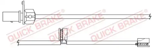 Датчик тормозных колодок QUICK BRAKE WS0357A