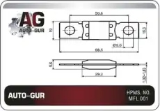  ПРЕДОХРАНИТЕЛИ AGFG150A AUTO-GUR