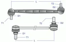 Тяга стабилизатора MOOG FD-LS-3286