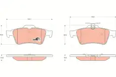 Тормозные колодки дисковые TRW GDB1621AT
