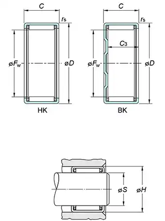 ПОДШИПНИК HK1412 KOYO