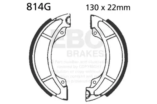 тормозные колодки 814G EBC