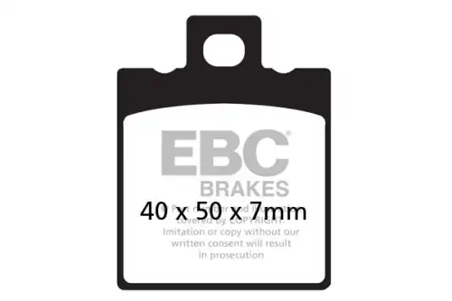 Тормозные колодки дисковые EBC FA047HH