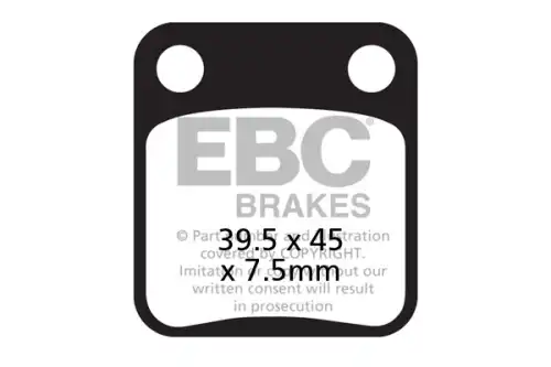 Тормозные колодки дисковые EBC FA054R