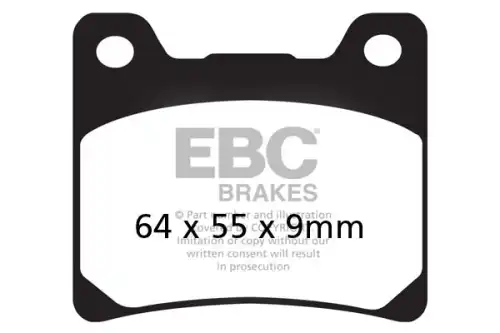 Тормозные колодки дисковые EBC FA088HH