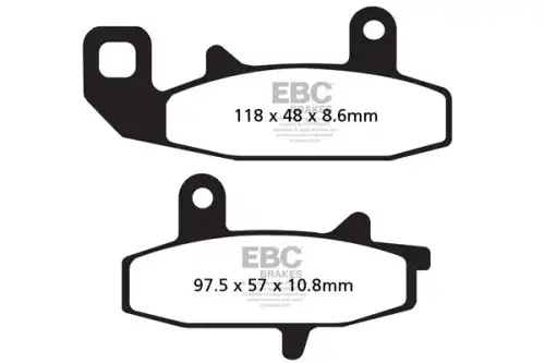 Тормозные колодки дисковые EBC FA147