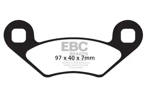 Тормозные колодки дисковые EBC FA159TT