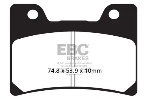 ТОРМОЗНЫЕ КОЛОДКИ FA160HH EBC
