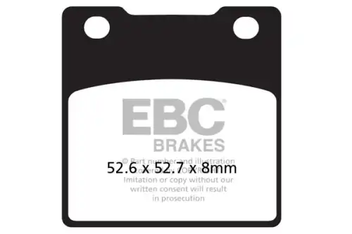 Тормозные колодки дисковые EBC FA161