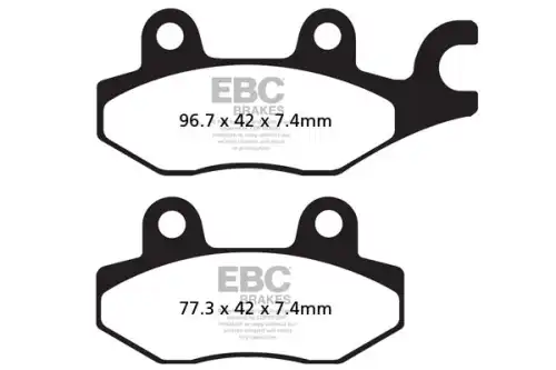 Тормозные колодки дисковые EBC FA165TT