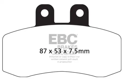 Тормозные колодки дисковые EBC FA177