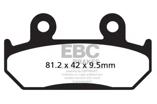 Тормозные колодки дисковые EBC FA203HH