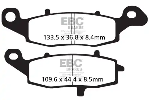 Тормозные колодки дисковые EBC FA229V