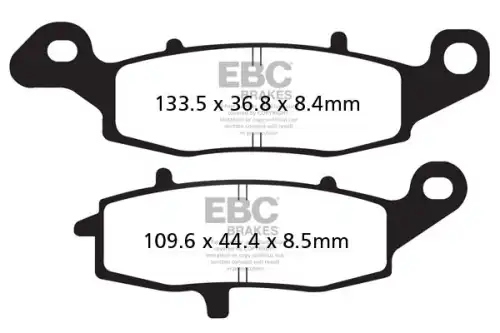 Тормозные колодки дисковые EBC FA231V