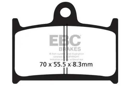 Тормозные колодки дисковые EBC FA236