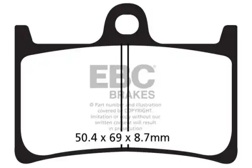 Тормозные колодки дисковые EBC FA252