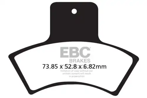 Тормозные колодки дисковые EBC FA270TT